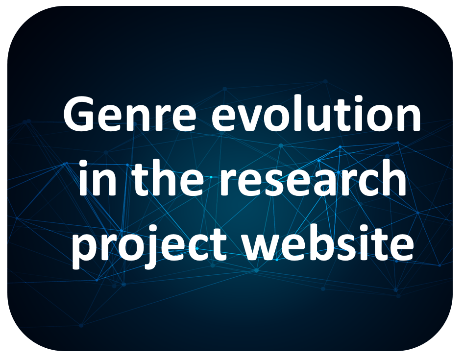Genre evolution in the research project website