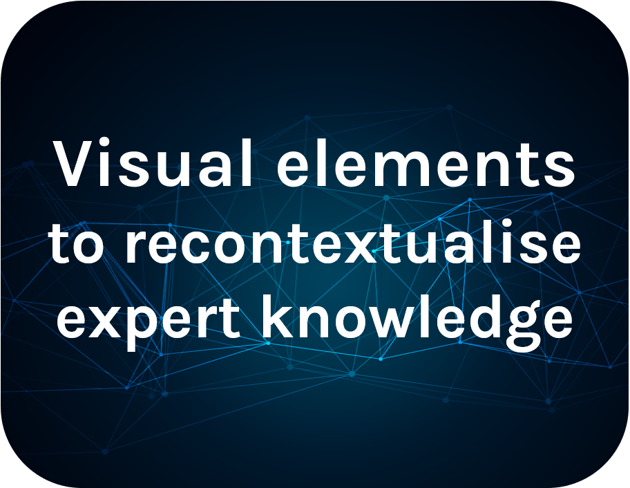 InterGedi. Visual elements to recontextualise expert knowledge